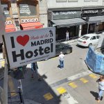 zicht vanuit hostal  - madrid